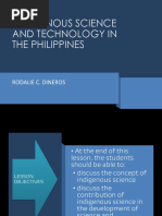 Indigenous Science and Technology in The Philippines