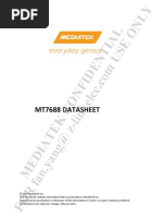 Mediatek Confidential: Mt7688 Datasheet