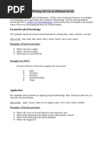 Writing Mcqs at Different Levels: Factual Recall of Knowledge