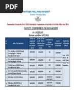 Faculty of Commerce and Management (Revised As On Dated 05/02/2020)