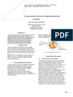 Requirements On Surge Protective Devices For High Speed Data Line Networks