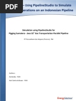 Case Study - Using PipelineStudio To Simulate Pigging Operations On An Indonesian Pipeline