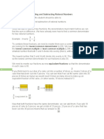 Addition and Subtraction of Rational Numbers