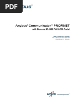 Anybus Communicator Profinet With Siemens s7 1500 PLC Tia Portal PDF