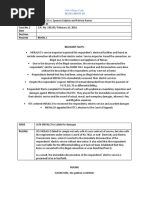 Case Name Topic Case No. / Date Doctrine Ponente: Delos Santos 1D