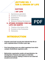 Lec01-Origin of Life I