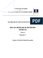 BFS 421 Research Methods PDF