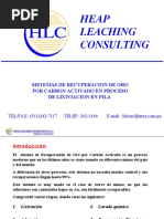 Heap Leaching Consulting: Sistemas de Recuperacion de Oro Por Carbon Activado en Proceso de Lixiviacion en Pila