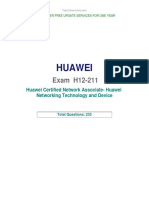 Huawei: Exam H12-211