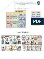 Day of The Week / Vocabulary: Colegio José Francisco Socarrás I.E.D