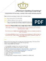 Carding Coaching Program Premium 2019 Edition