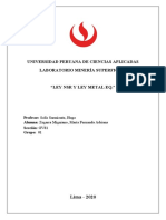 Ley NSR y Ley Metal Eq - Zegarra - Migniano