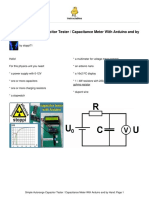 Simple Autorange Capacitor Tester / Capacitance Meter With Arduino and by Hand