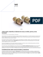 Identificar y Medir Roscas - de Máquinas y Herramientas PDF