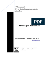 Apostila Modelagem Financeira - FGV Management - MBA Gestão Financeira, Controladoria e Auditoria