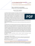 Como La Perspectiva de Genero Cambia La Tecnica de Psicoanalisis Relacional