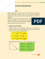 Persamaan Trigonometri - Identitas Trigonometri Part 1 - 20200722063927 - Persamaan Trigonometri - Identitas Trigonometri Part 1 PDF