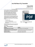 CD-Wxx-00-0 Series Wall Mount CO Transmitter: Product Bulletin