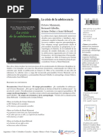 La Crisis de La Adolescencia: Octave Mannoni, Bernard Gibello, Ariane Deluz y Jean Hébrard