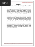 Optimization of Air Conditioning System: D. Y. Patil College of Engg. & Tech., Kolhapur - Page 1 of 19