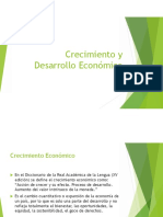 Crecimiento y Desarrollo Economico