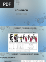 Possession: Different Forms