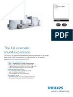 The Full Cinematic Sound Experience: Philips DVD Home Theater System