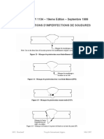 API 1104 Illustrations D'imperfections de Soudures