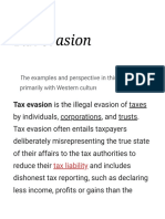 Tax Evasion