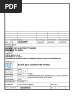 Approval Project Manager: Ministry of Electricity (Moe) Republic of Iraq