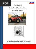 Centralised Lubrication System For A Manitou MT 732 Complete