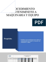 Procedimiento Mantenimineto