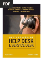 Implantação de Help Desk e Service Desk - Roberto Cohen