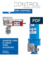 Quarter Turn & Linear Steel Actuators: General Catalogue