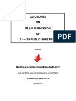 Guidelines ON Plan Submission OF S1 - S5 Public Shelters: Building and Construction Authority