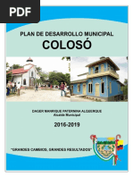 PDM COLOSO 2016-2019 Version Final Agosto 2016