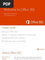 Welcome To Office 365: Awareness Event For