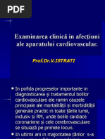 Examinarea Clinică in Afecţiuni Ale Aparatului Cardiovascular