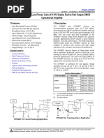 Opax607 50-Mhz, Low-Power, Gain of 6-V/V Stable, Rail-To-Rail Output Cmos Operational Amplifier