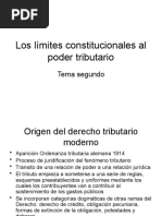 Limites Del Poder Tributario