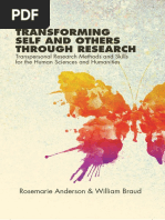 Transforming Self and Others Through Research: Rosemarie Anderson & William Braud