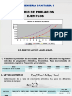 3.1 Ejemplo. Proyeccion de Poblacion