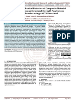 Analysis of Mechanical Behavior of Composite Material Carbon Fiber Using Structural Strength Analysis On Shock Absorber Using ANSYS Structural