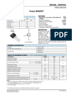 Irf840L, Sihf840L: Vishay Siliconix