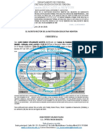 Institución EDUCATIVA NEWTON: Buenavista, Córdoba, Agosto 28 de 2020