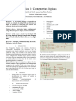 Informe Practica 1 Compuertas Lógicas