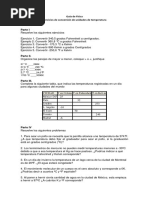 Guía Ejercicios de Temperatura 1