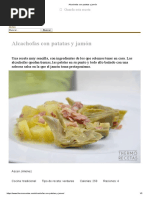 Alcachofas Con Patatas y Jamón PDF