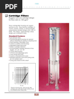 Cartridge Filters: Rugged, Low-Cost Cartridge Design For Flow Rates To 100 GPM