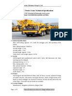 QY50K Truck Crane Technical Specification